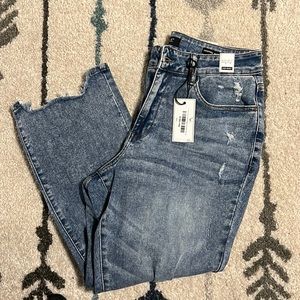 Judy Blue cropped distressed high rise